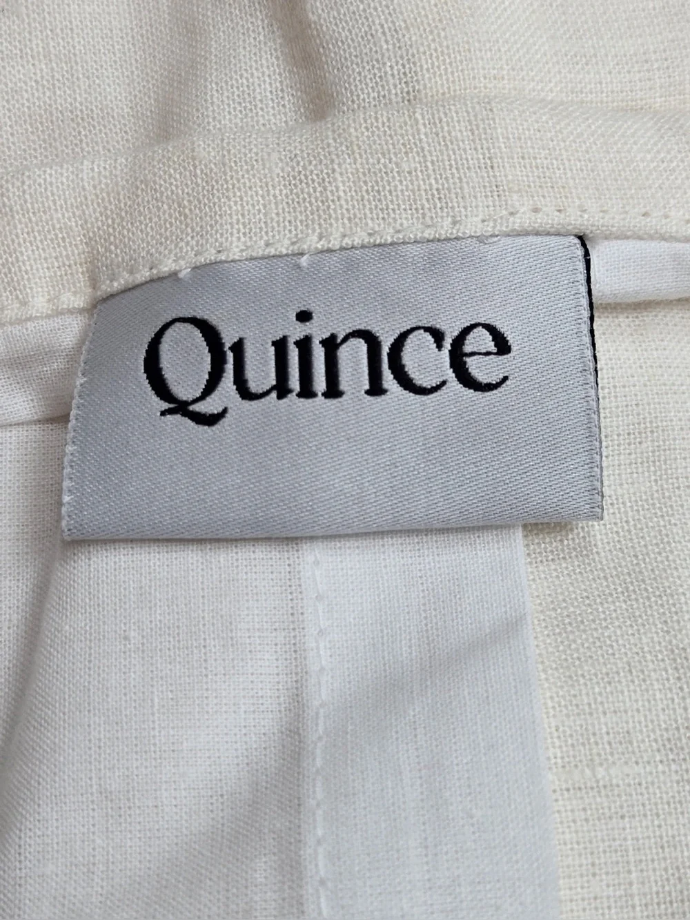 NWT QUINCE Set Of 2 48x96 European Linen Curtains Cream 0433